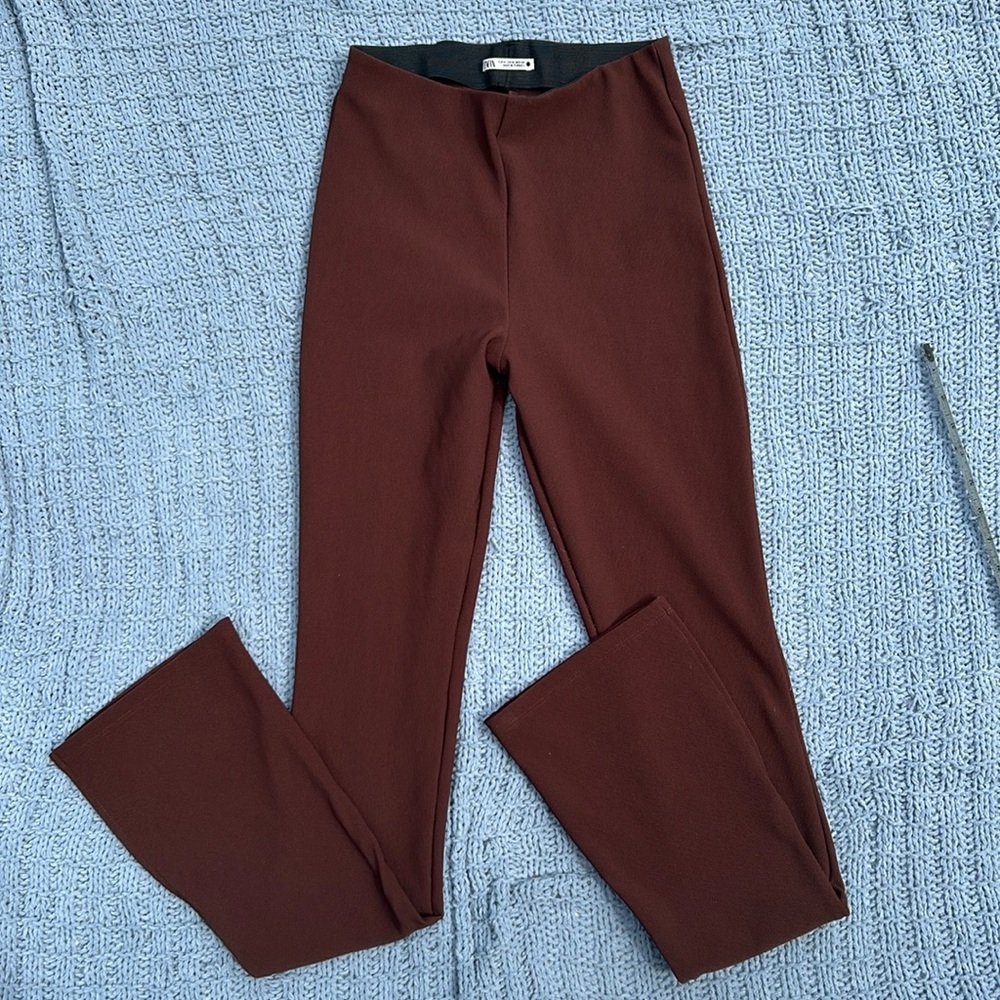 Zara Flare Ribbed Pants